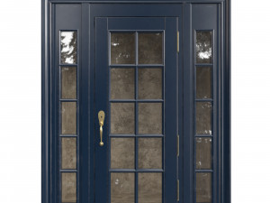 Entrance classic door 116 3D Model