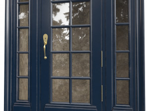 Entrance classic door 116 3D Model