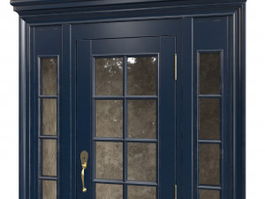Entrance classic door 116 3D Model