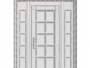 Entrance classic door 116 3D Model