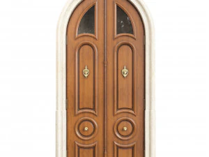 Porte d'entr&eacute;e classique 117 Modèle 3D