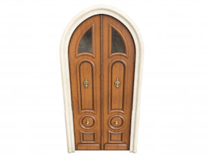 Entrance classic door 117 Modèle 3D