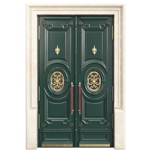 Entrance classic door 118 3D-Modell .c4d .max .obj .3ds .fbx .stl .blend 
