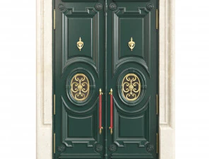 Porte d'entr&eacute;e classique 118 Modèle 3D