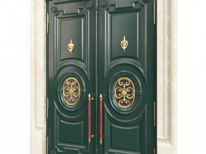 Entrance classic door 118 3D-Modell