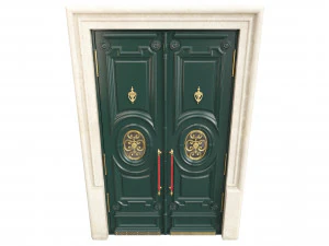Porta cl&aacute;ssica de entrada 118 Modelo 3D