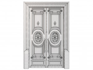 Entrance classic door 118 3D-Modell