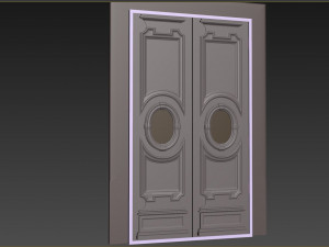 Entrance classic door 118 3D-Modell
