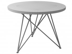 Sparta table Modelo 3D