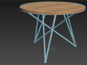 Sparta table Modelo 3D