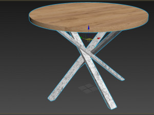 Prague table 3D Model