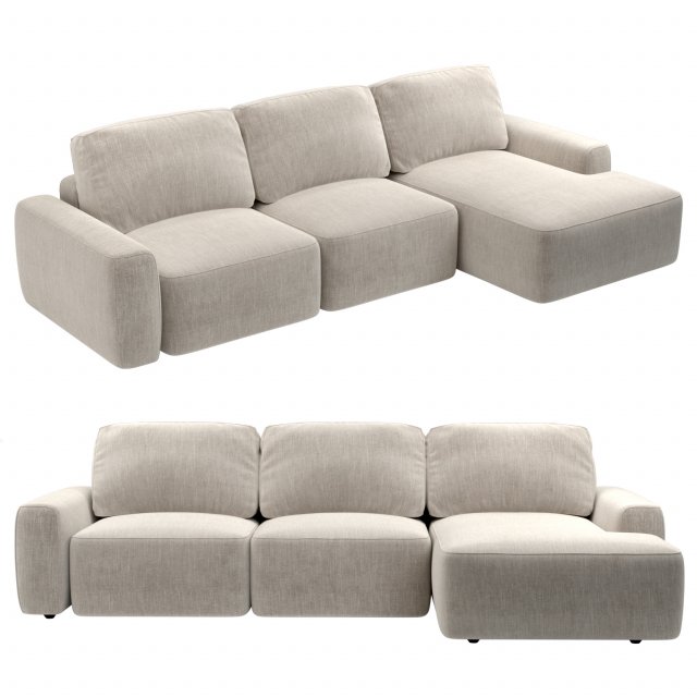 Sofa EGOIST PAFFUTO Modelo 3D .c4d .max .obj .3ds .fbx .stl .blend 