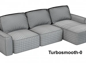 Sofa EGOIST PAFFUTO 3D Model