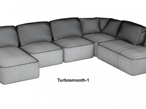 Sofa EGOIST PAFFUTO 3D Model
