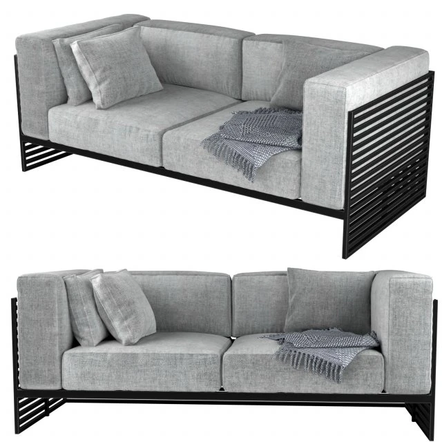 Dijon sofa 3D Model .c4d .max .obj .3ds .fbx .stl .blend 