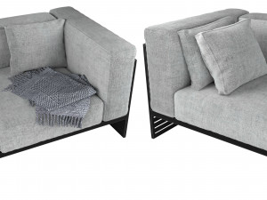 Dijon sofa 3D-Modell