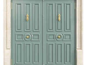 Entrance classic door 119 3D Model