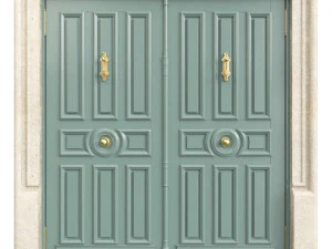 Porte d'entr&eacute;e classique 119 Modèle 3D