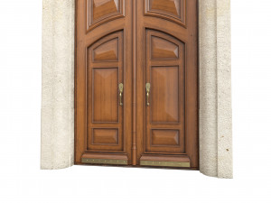 Entrance classic door 120 3D 模型