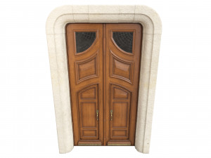 Entrance classic door 120 3D 模型