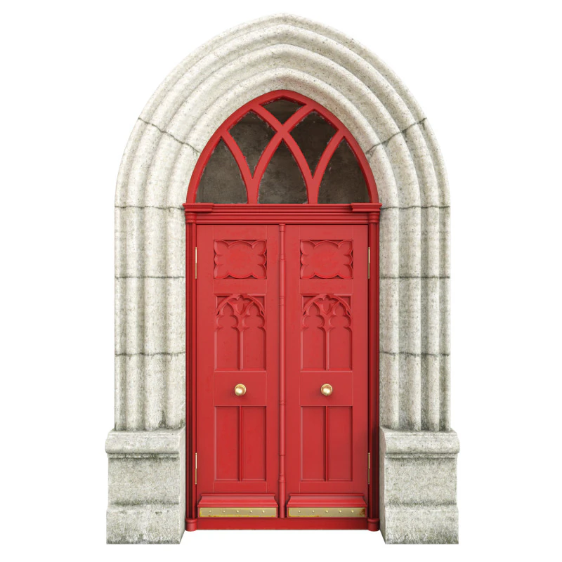 Entrance classic door 121 3D Model .c4d .max .obj .3ds .fbx .stl .blend 