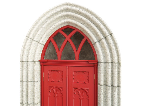 Entrance classic door 121 Modèle 3D