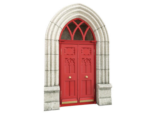Entrance classic door 121 Modèle 3D