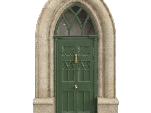 Entrance classic door 122 3D Модель