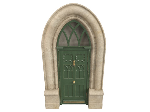 Entrance classic door 122 3Dモデル