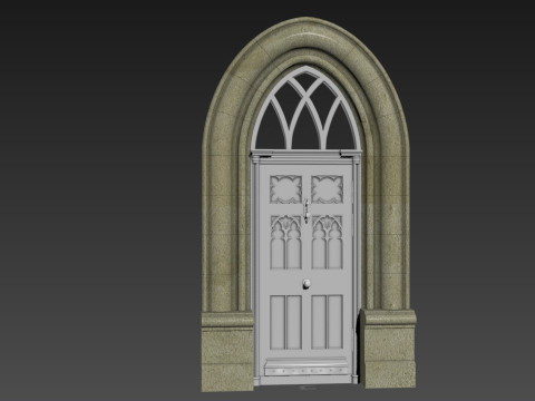 Entrance classic door 122 3Dモデル