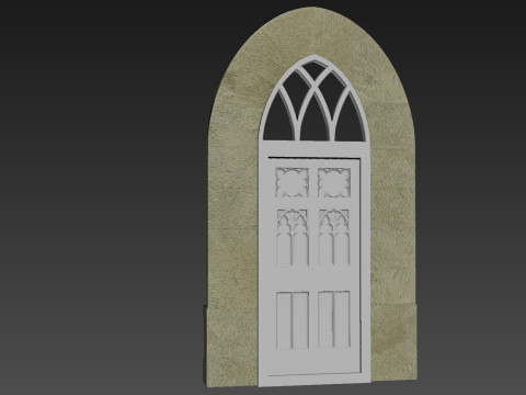 Entrance classic door 122 3Dモデル