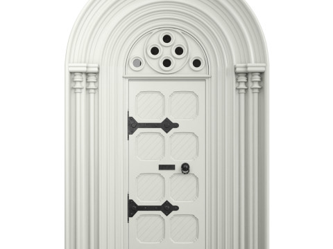 Entrance classic door 124 3Dモデル