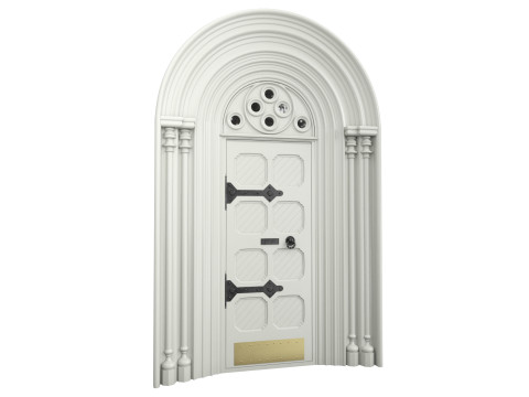 Entrance classic door 124 Modelo 3D