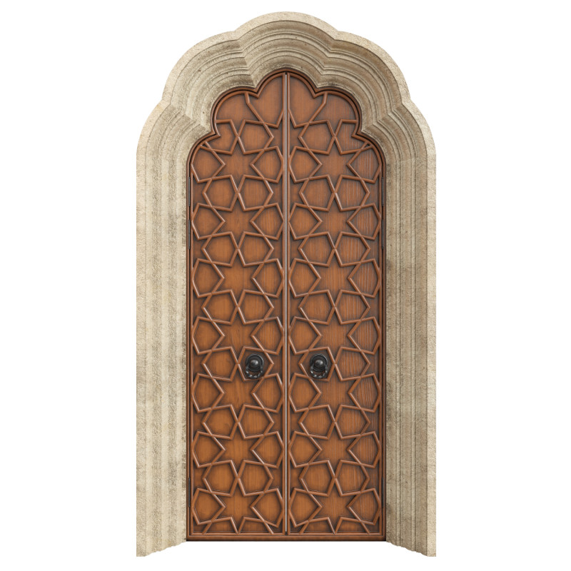 Entrance classic door 125 3D 모델 .c4d .max .obj .3ds .fbx .stl .blend 