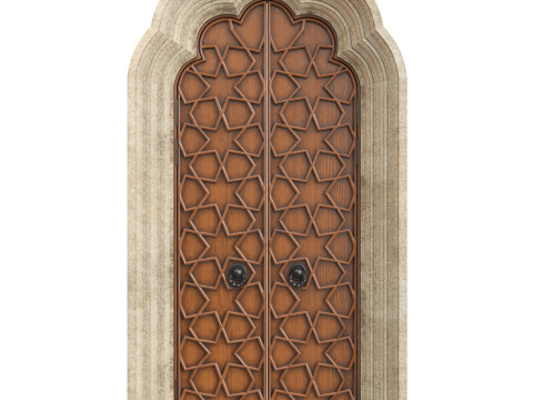 Entrance classic door 125 3D 모델