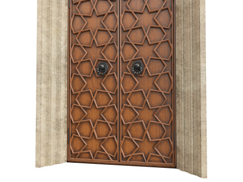 Entrance classic door 125 3D 모델