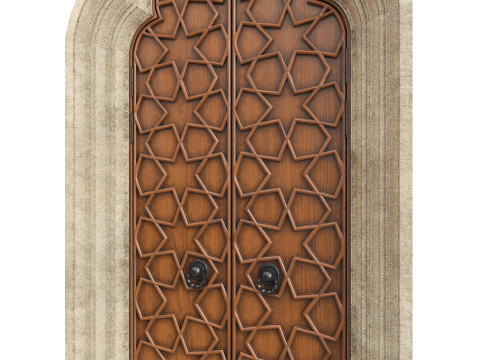 Entrance classic door 125 3D 모델