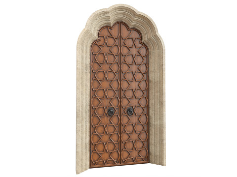 Entrance classic door 125 3D 모델