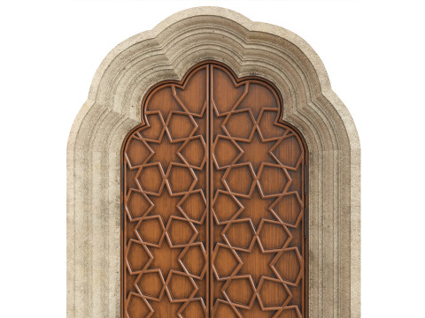 Entrance classic door 125 3D 모델