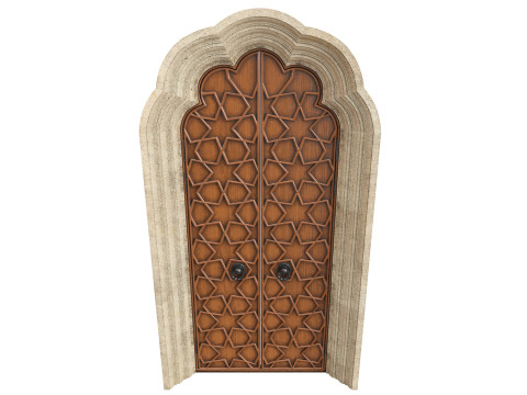 Entrance classic door 125 3D 모델