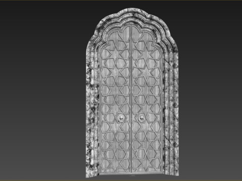 Entrance classic door 125 3D 모델