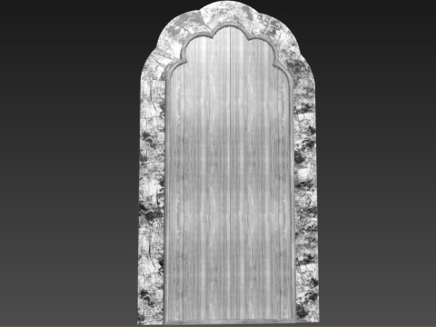 Entrance classic door 125 3D 모델
