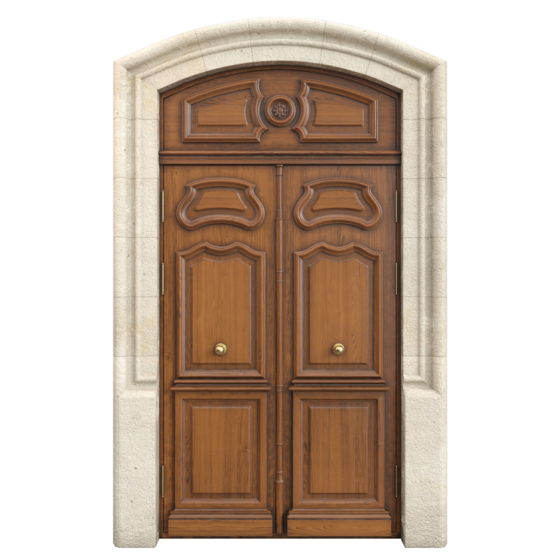 Entrance classic door 126 3D 모델 .c4d .max .obj .3ds .fbx .stl .blend 