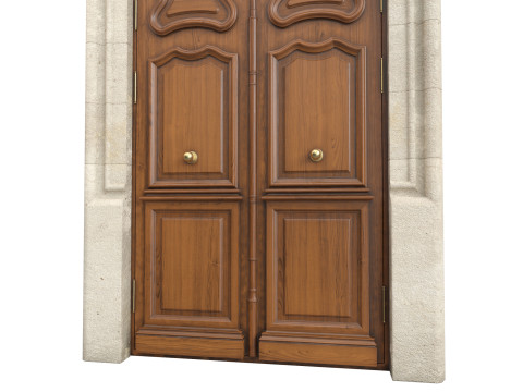 Entrance classic door 126 3D 모델