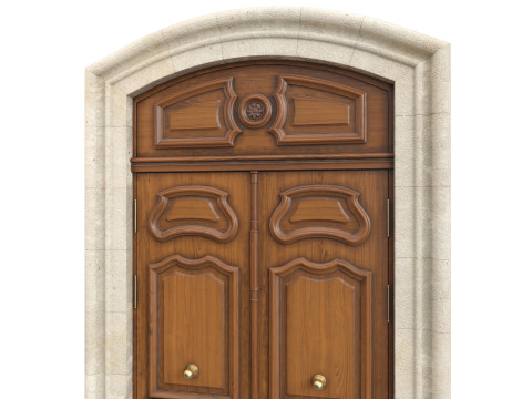 Entrance classic door 126 3D 모델