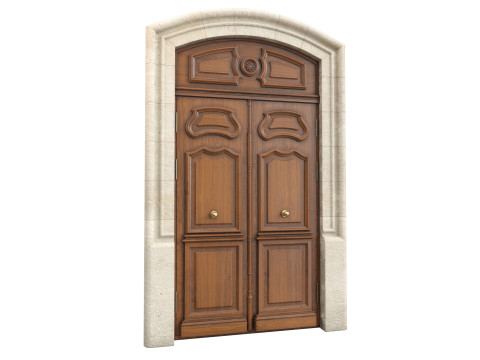 Entrance classic door 126 3D 모델