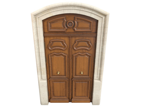 Entrance classic door 126 3D 모델