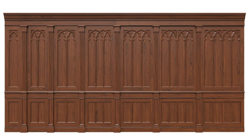 Wooden panels 24 3D Model .c4d .max .obj .3ds .fbx .stl .blend