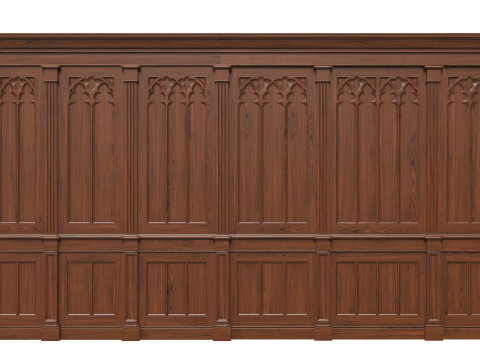 Wooden panels 24 3D Model
