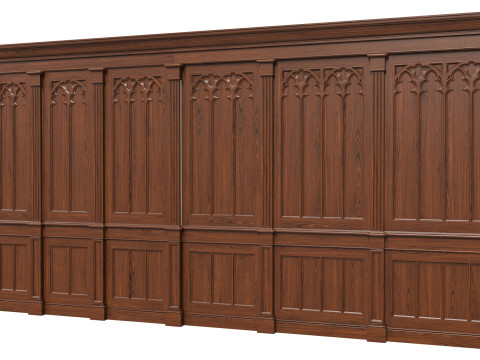 Wooden panels 24 3D 模型